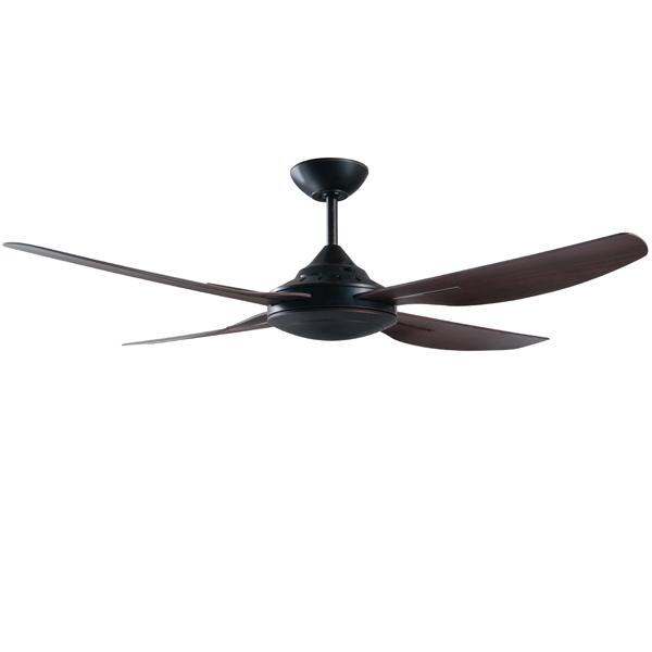 Royale II Ceiling Fan in Oil Rubbed Bronze with Walnut Blades- Wall Control 52″