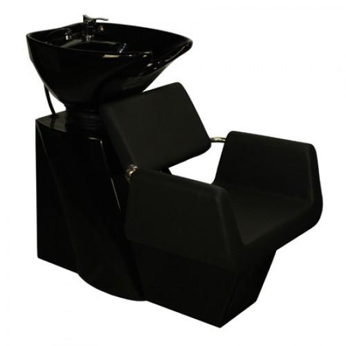 Fab Shampoo Chair Station in Black - Deco Salon