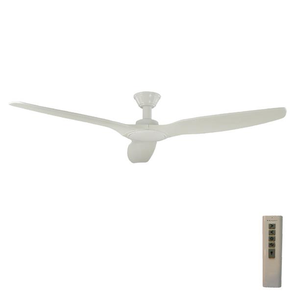 Trident DC Ceiling Fan High Airflow – White 70″