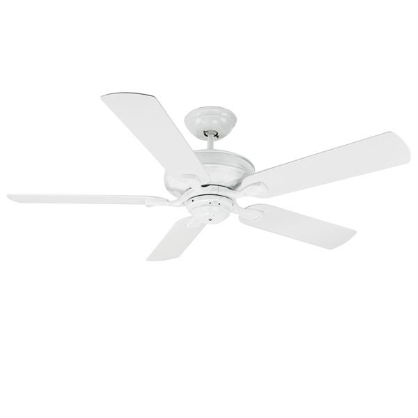 Verandah Ceiling Fan with Wall Control In White – 52″