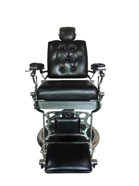 Wellington Genuine Leather Barber Chair Black Deco Salon SF12799