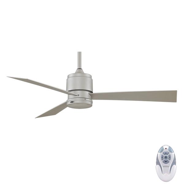 Zonix Ceiling Fan With Remote – Satin Nickel 52″